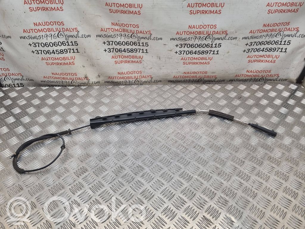 Audi Q7 4L Engine bonnet/hood lock release cable 