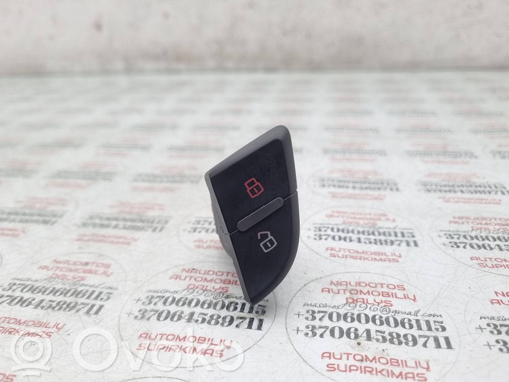 Audi A4 S4 B8 8K Central locking switch button 