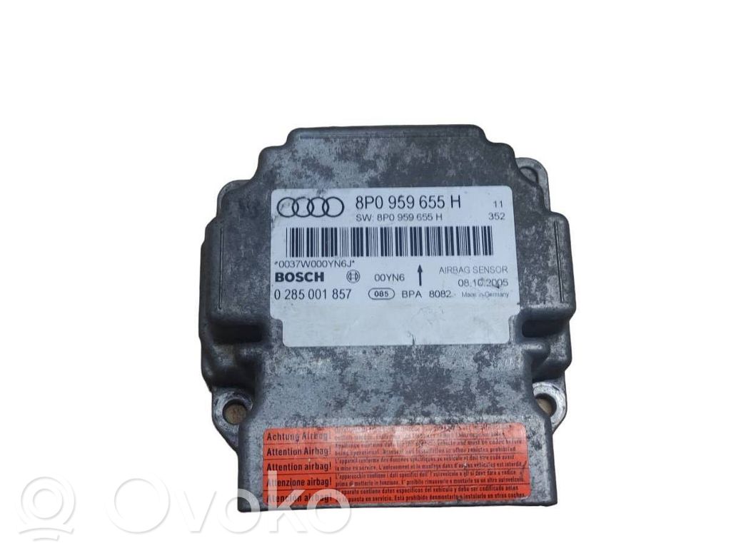 Audi A3 S3 A3 Sportback 8P Airbag control unit/module 