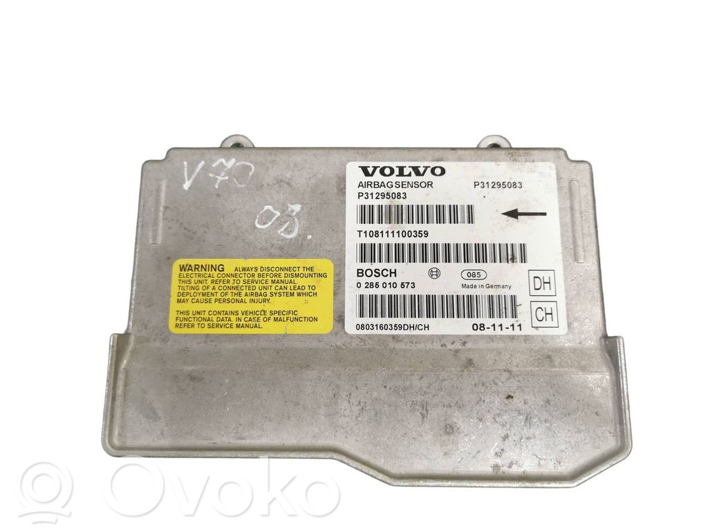 Volvo V70 Airbag control unit/module 