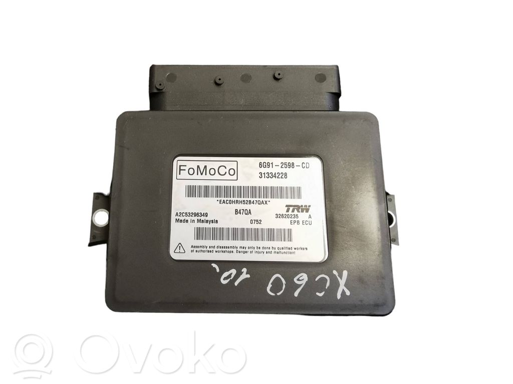 Volvo XC60 Hand brake control module 