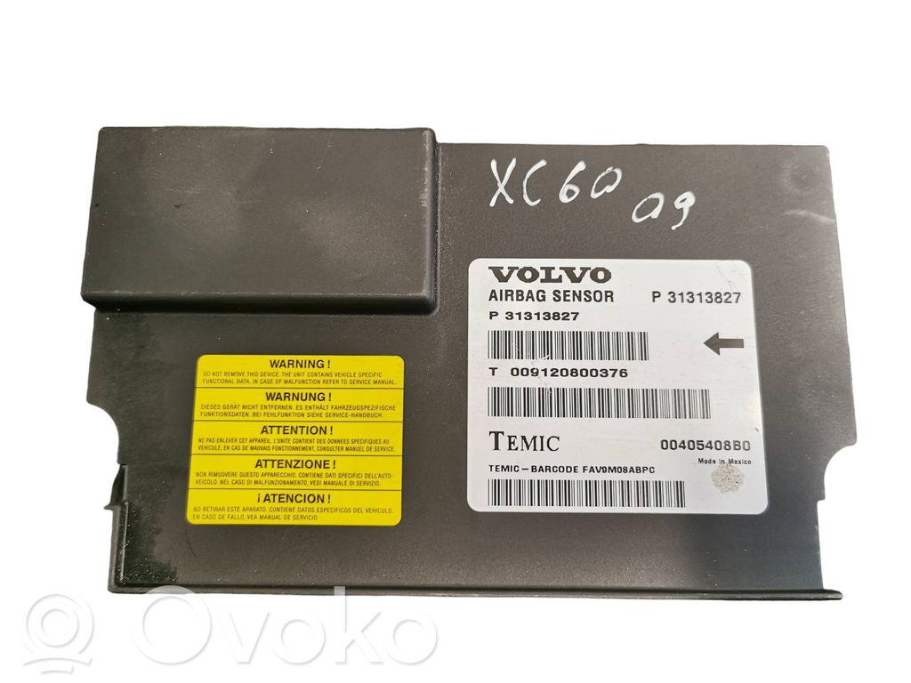 Volvo XC60 Airbag control unit/module 