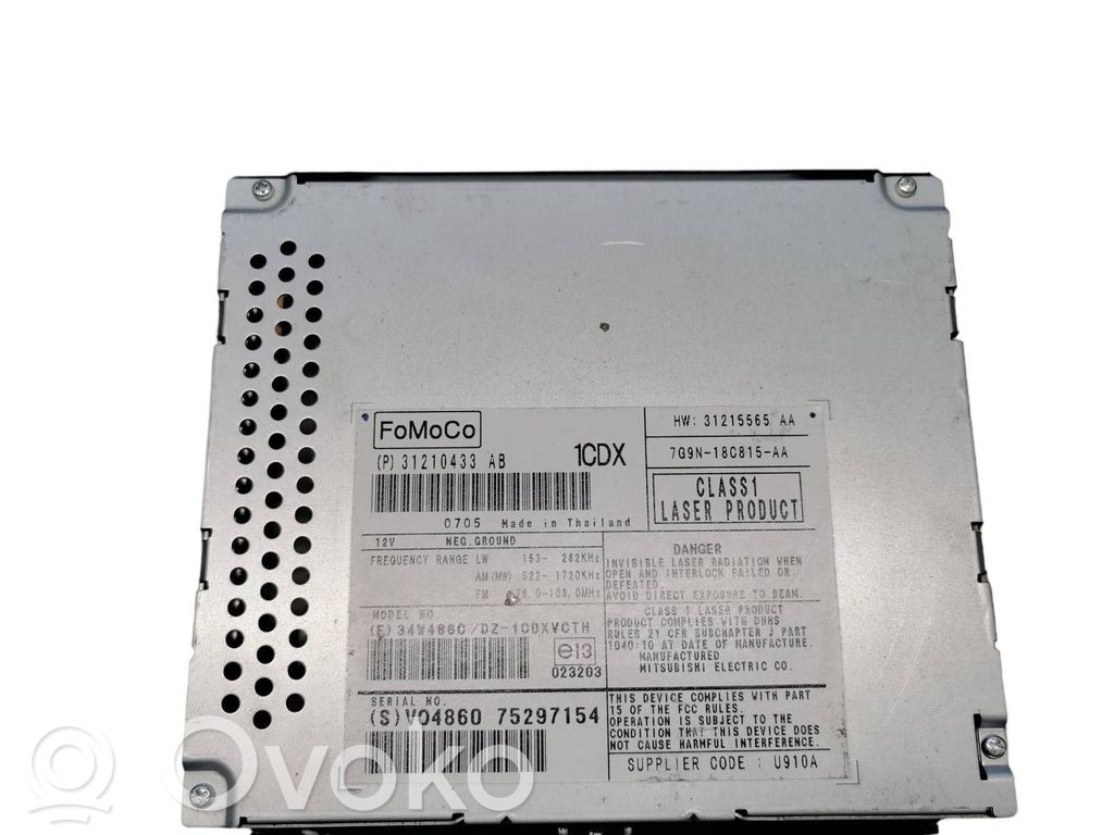 Volvo XC70 CD/DVD player unitate navigație 