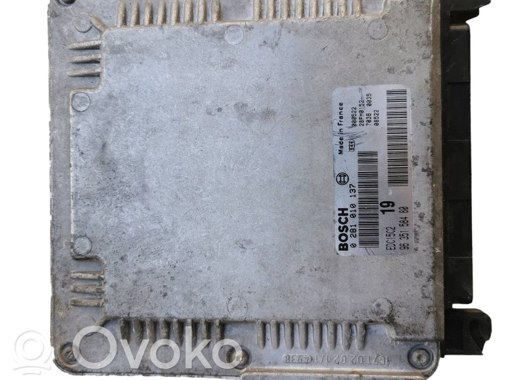 Citroen Xsara Picasso Engine control unit/module 