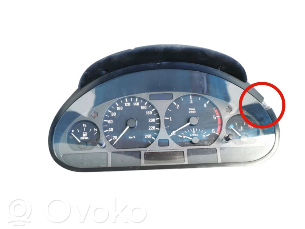 BMW 3 E46 Speedometer (instrument cluster) 