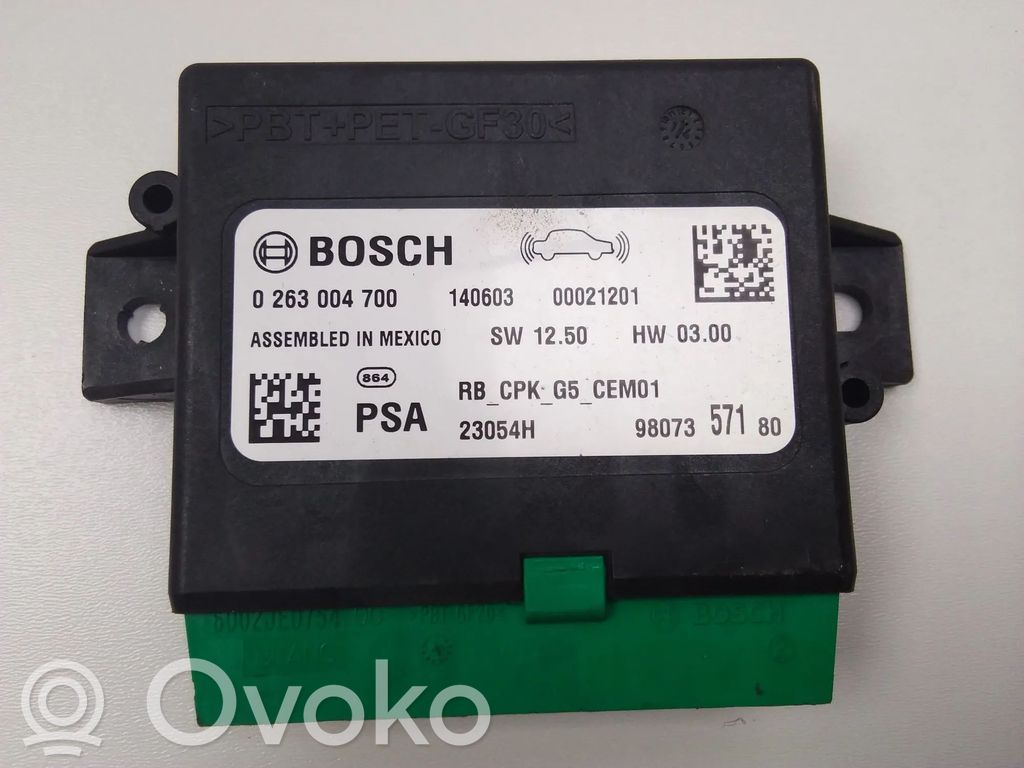 Peugeot 2008 I Parking PDC control unit/module 