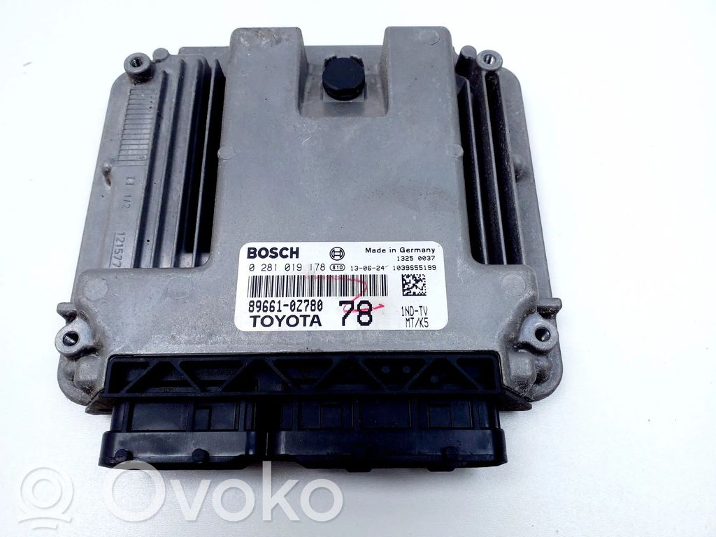 Engine control unit/module   0281019178,1039S55199,896610Z780