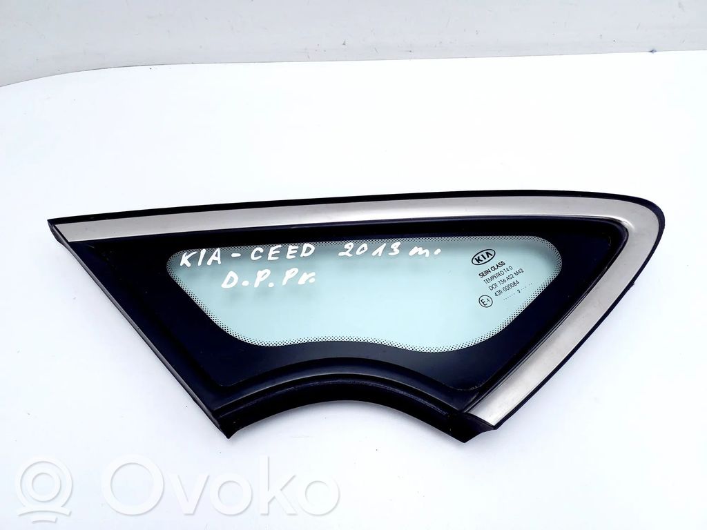 KIA Ceed Front door vent window glass four-door 