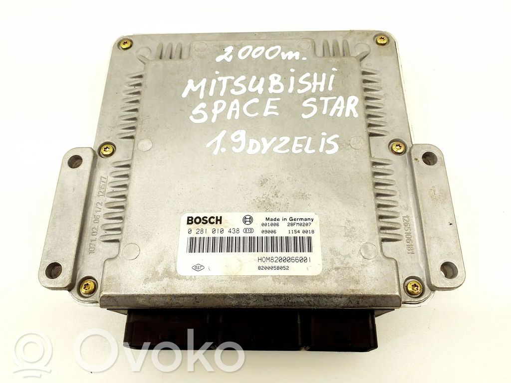 Mitsubishi Space Star Sterownik / Moduł ECU 