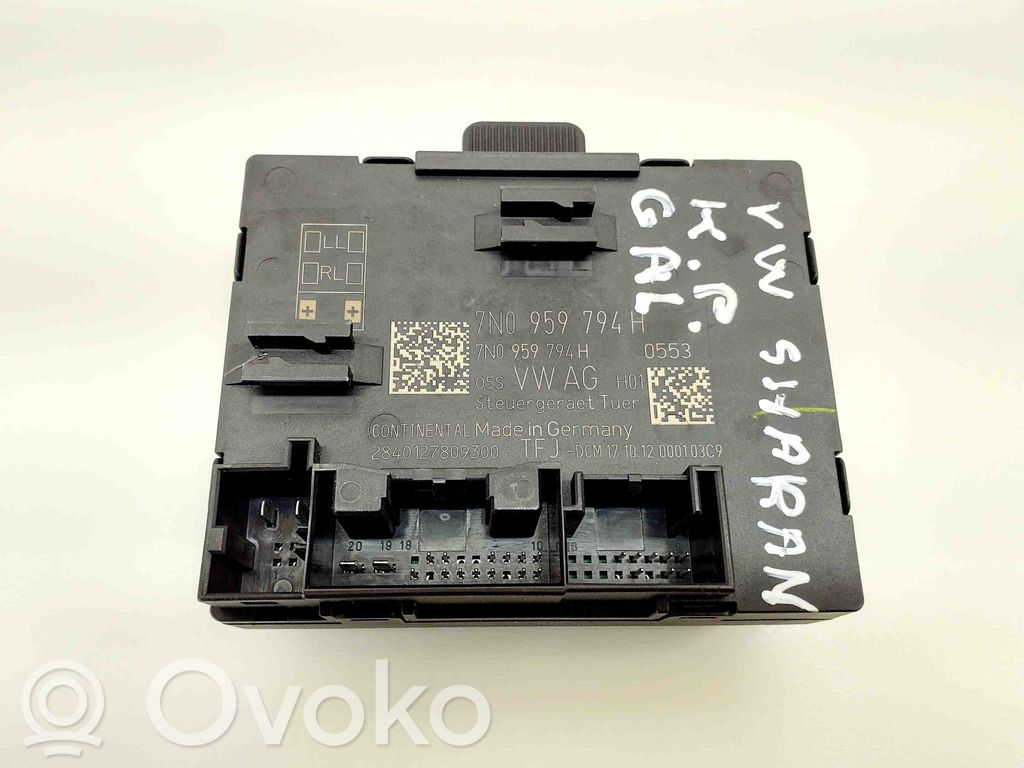 Volkswagen Sharan Door control unit/module 