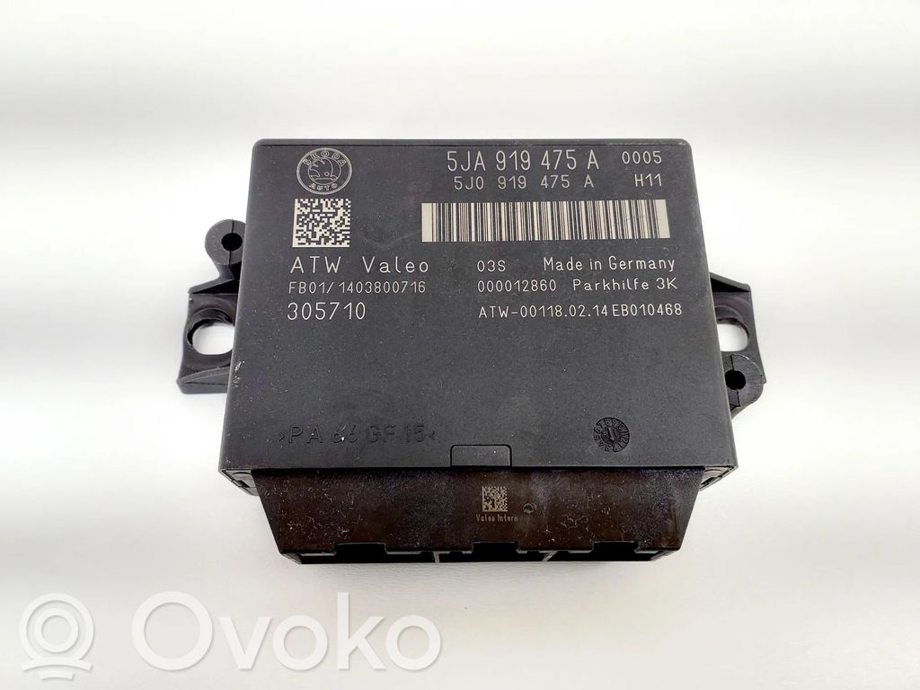 Skoda Rapid (NH) Parking PDC control unit/module 