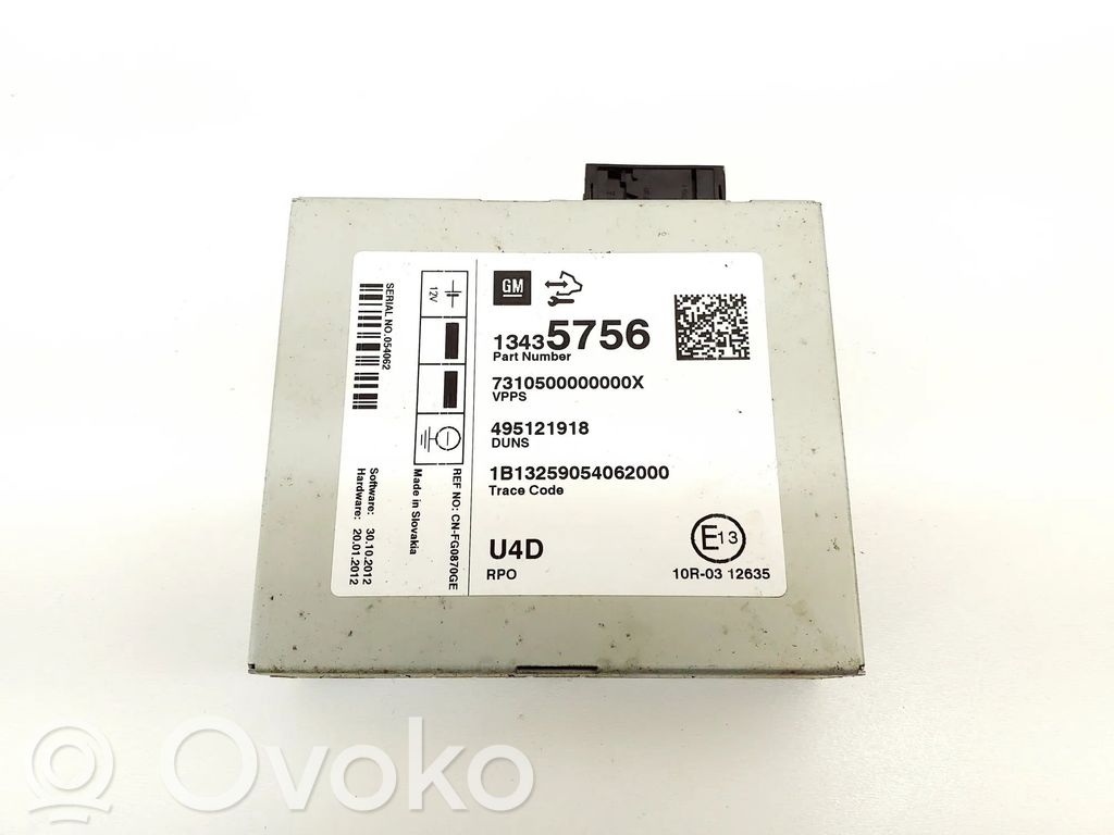Opel Zafira C Autres dispositifs 