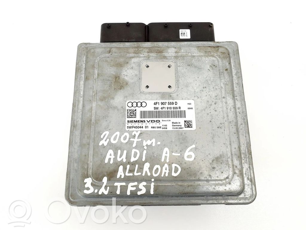 Audi A6 S6 C6 4F Variklio valdymo blokas 