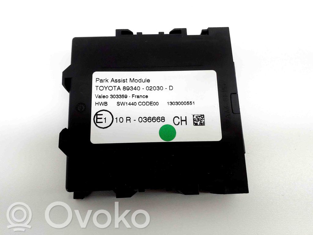 Toyota Auris E180 Parking PDC control unit/module 