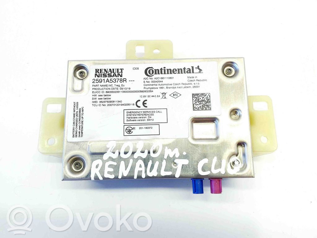 Renault Clio V Bluetooth control unit module 