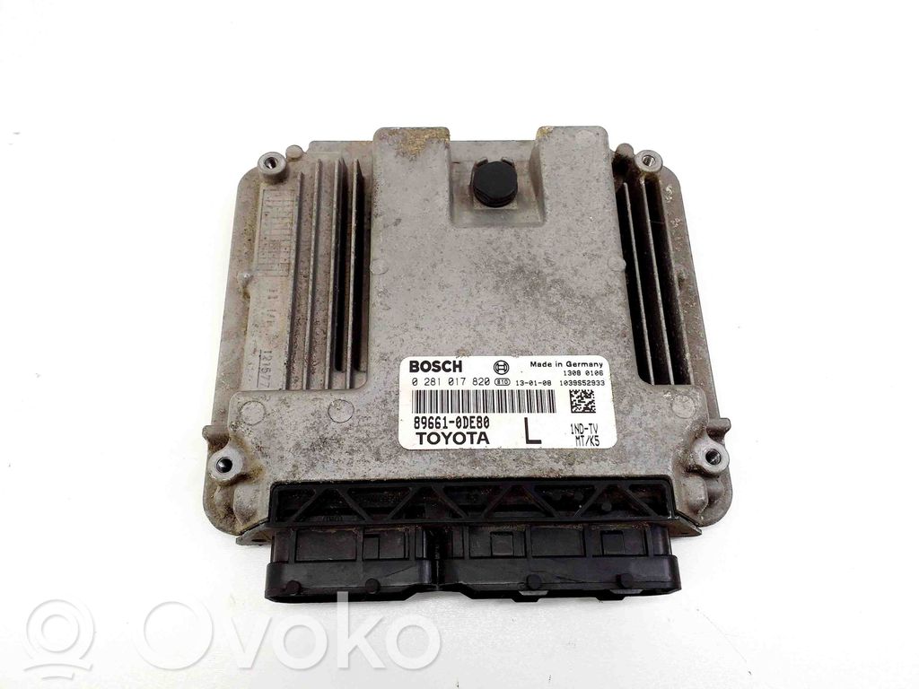 Toyota Yaris Engine control unit/module 