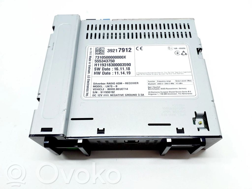 Opel Astra K Moduł / Sterownik GPS 