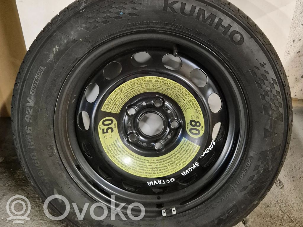 Skoda Octavia Mk4 Rueda de repuesto R16 