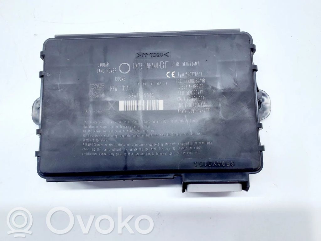 Land Rover Discovery Sport Module de contrôle sans clé Go 