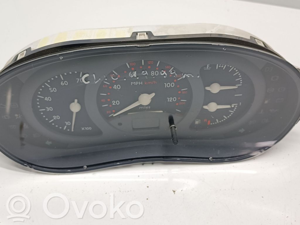 Renault Clio II Speedometer (instrument cluster) 