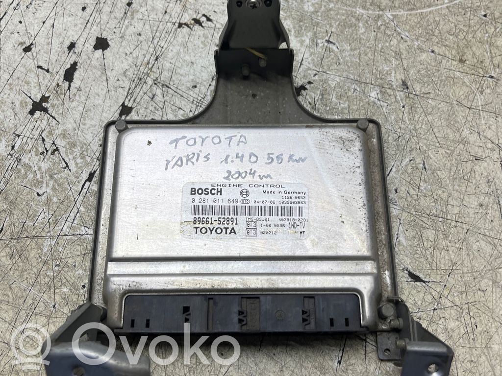 Toyota Yaris Engine control unit/module 