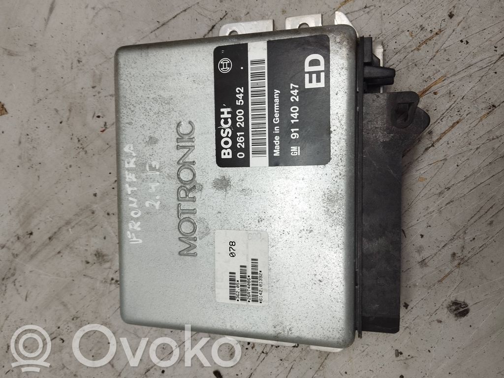 Engine control unit/module   0261200542,91140247
