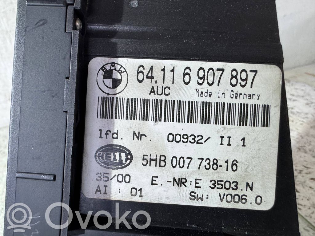 BMW 3 E46 Climate control unit 