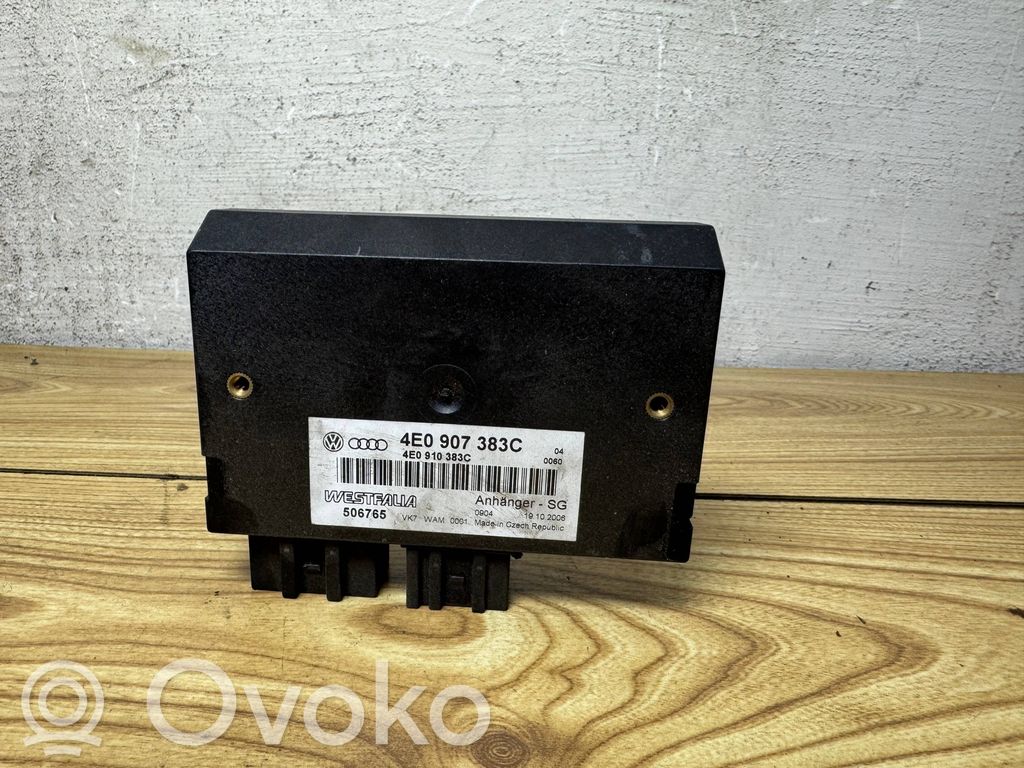 Audi Q7 4L Tow bar trailer control unit/module 