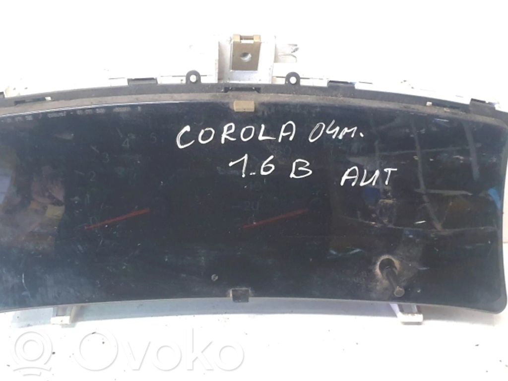 Toyota Corolla E120 E130 Velocímetro (tablero de instrumentos) 