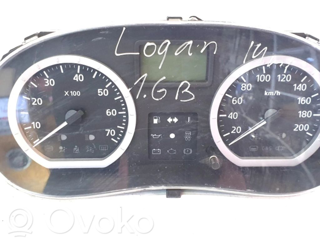 Dacia Logan I Speedometer (instrument cluster) 