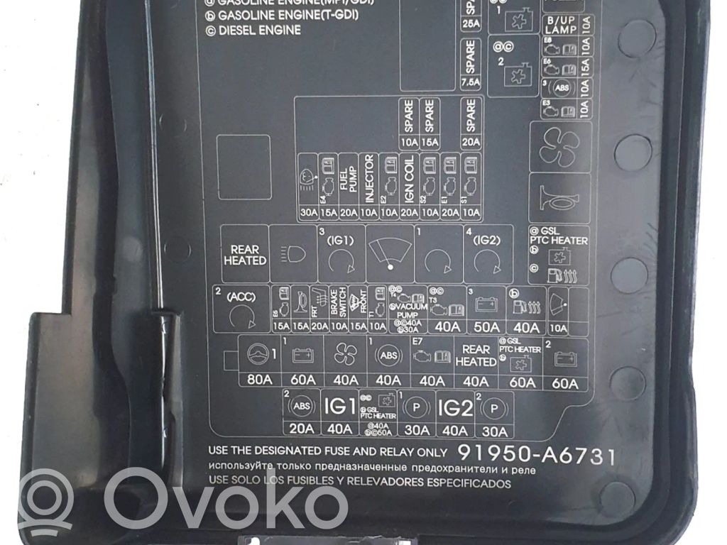 Hyundai i30 Tapa de caja de fusibles 