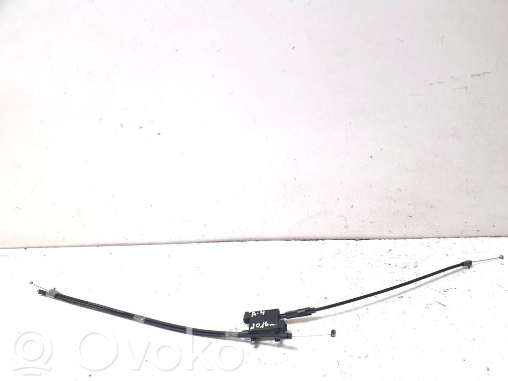 Audi A4 S4 B9 Linka zamka pokrywy przedniej / maski silnika 