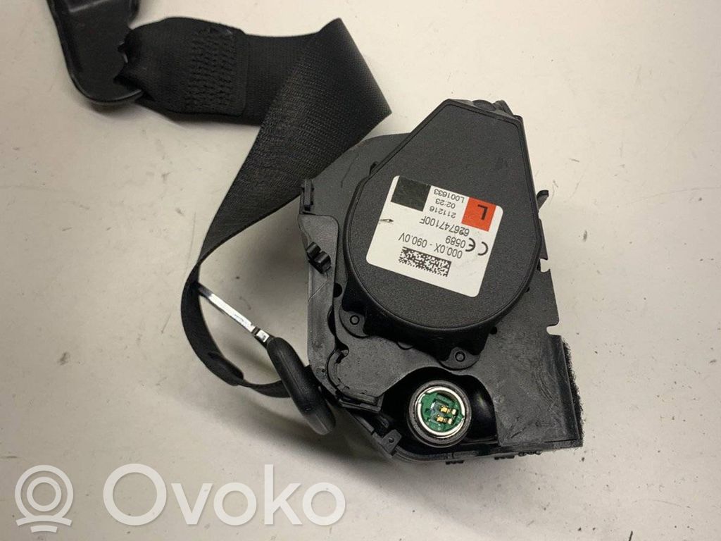BMW X6 F16 Pas bezpieczeństwa fotela tylnego 