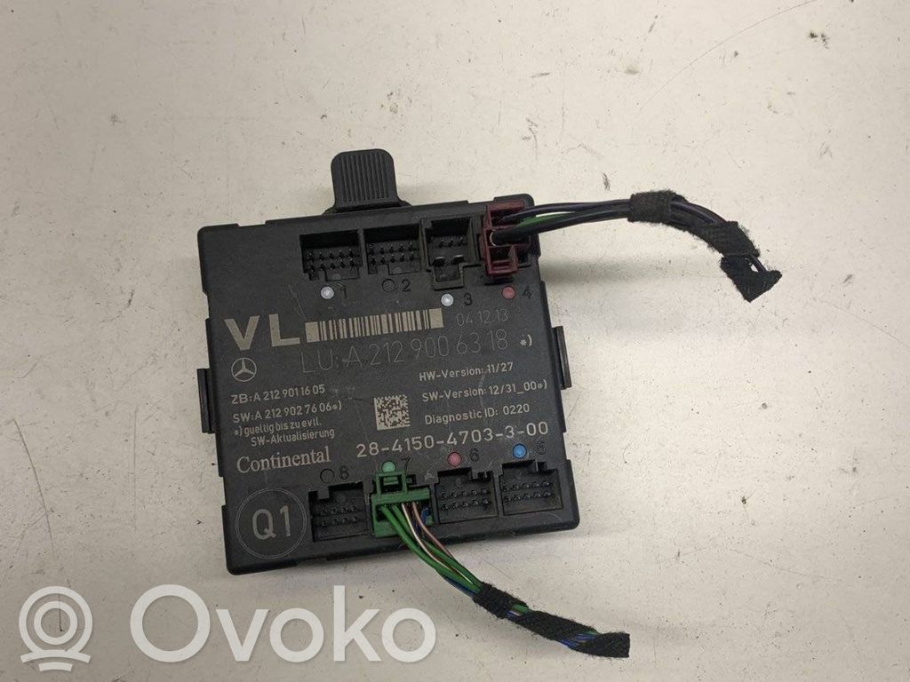 Mercedes-Benz E W212 Door control unit/module 