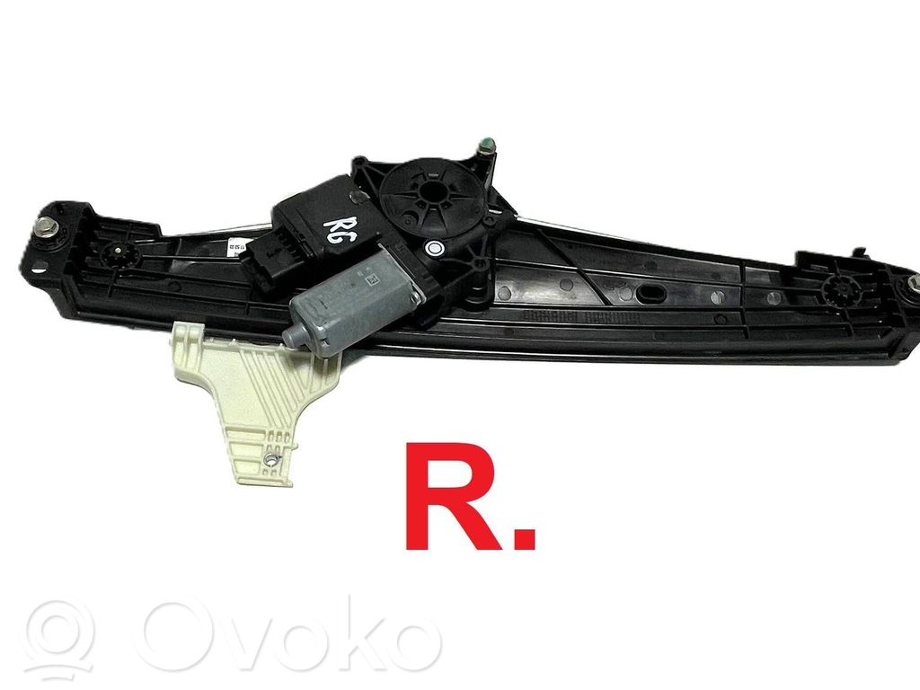 Peugeot 5008 II Rear door window regulator with motor 