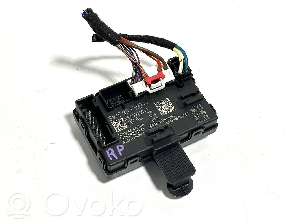 Audi A4 S4 B9 8W Unité de commande module de porte 