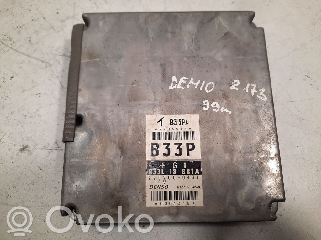 Engine control unit/module   2797000431,B33L18881A,B33P