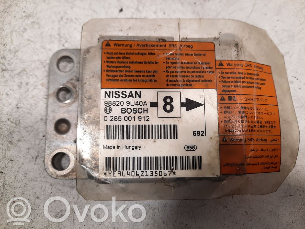 Nissan Note (E11) Airbag control unit/module 