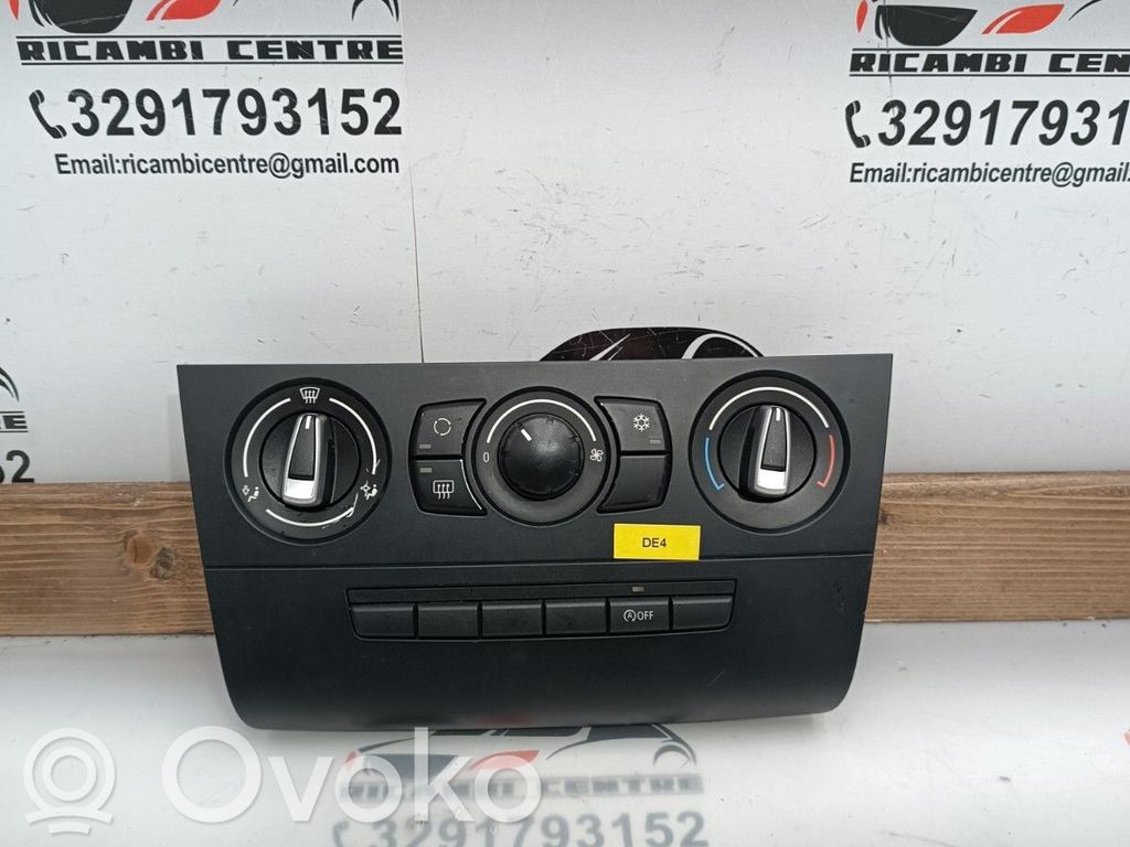 BMW 1 E82 E88 Climate control unit 
