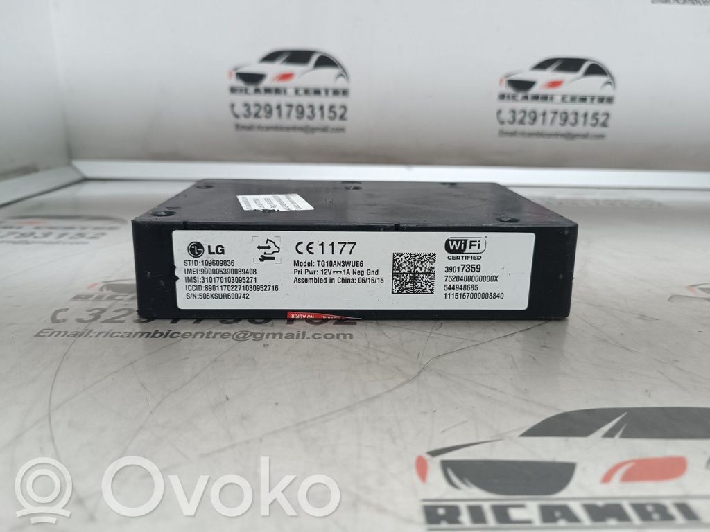 Opel Corsa E Bluetooth control unit module 