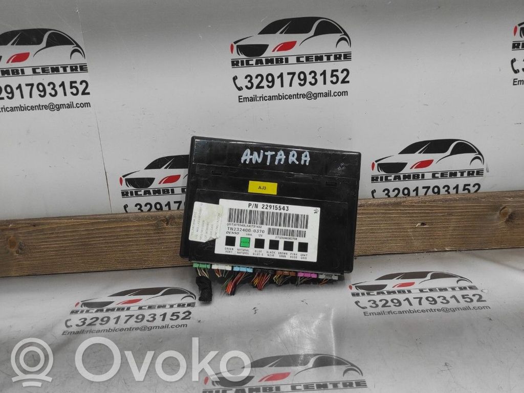 Opel Antara Comfort/convenience module 