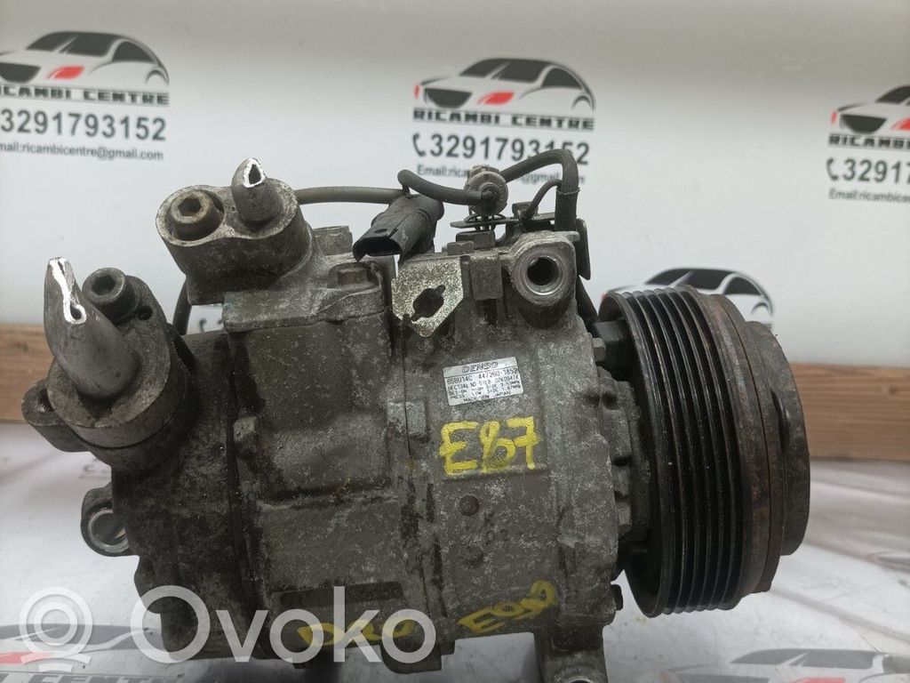 BMW 3 E90 E91 Ilmastointilaitteen kompressorin pumppu (A/C) 