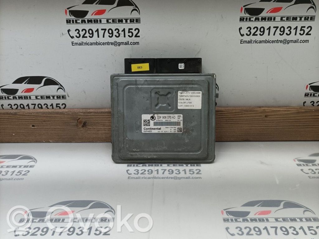 Skoda Fabia Mk2 (5J) Engine control unit/module ECU 