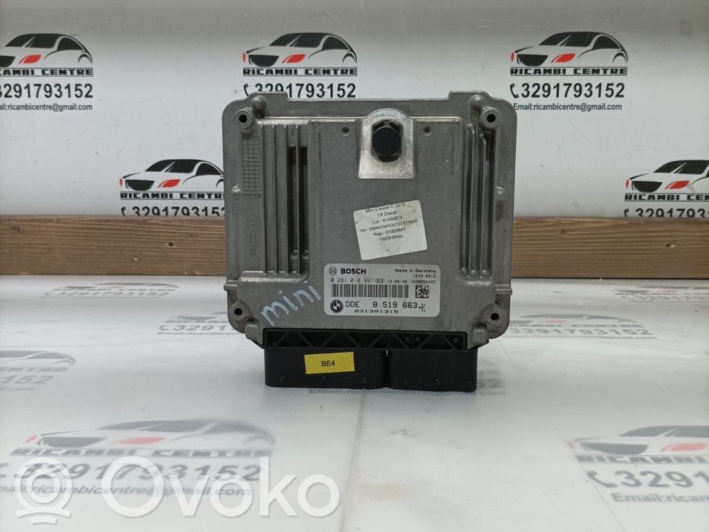 Mini One - Cooper Coupe R56 Engine control unit/module ECU 