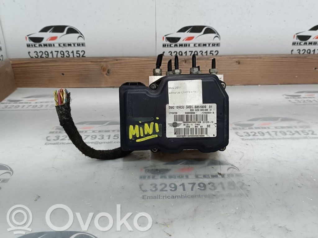 ABS control unit/module   6851839,17723708,34516851839,3452685184001,685183901,685184001