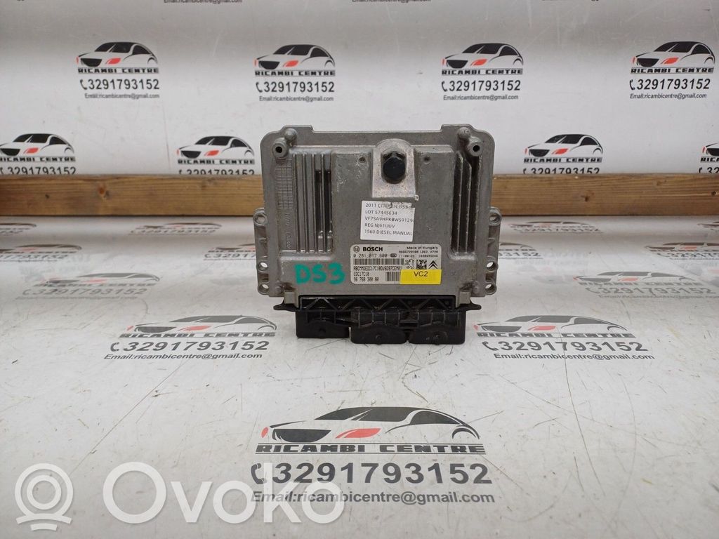 Engine control unit/module ECU   9676830080,0281017600,1607129280,9676830080