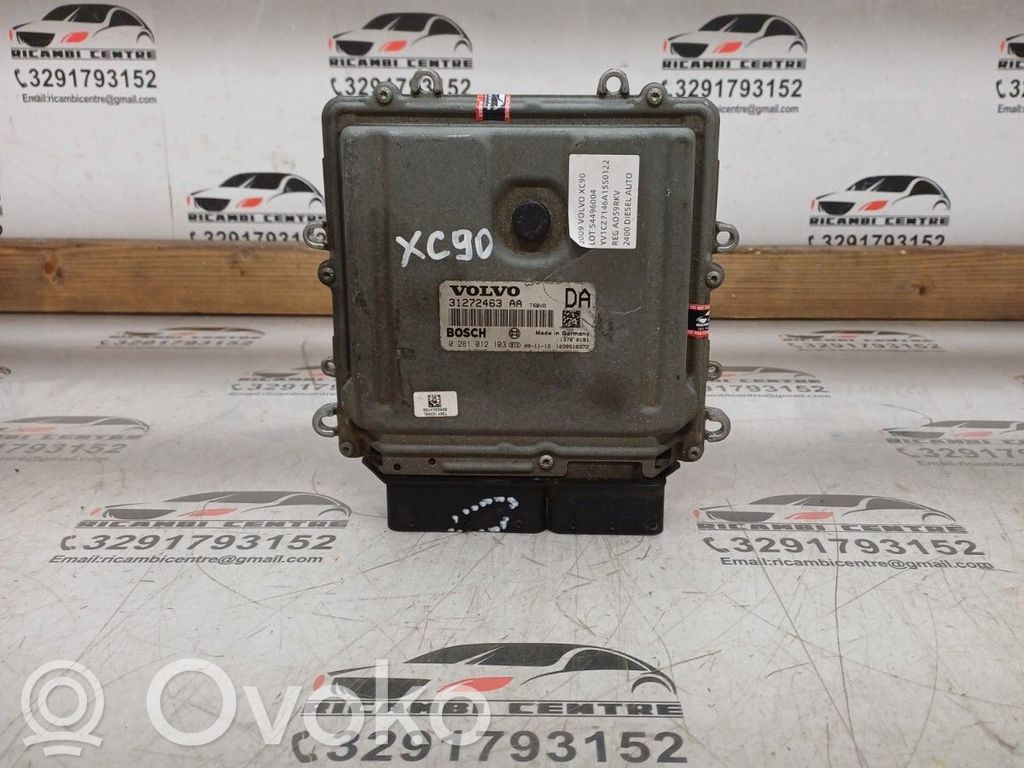 Engine control unit/module ECU   36002593,31272463,36000624,36002593,D5244T4
