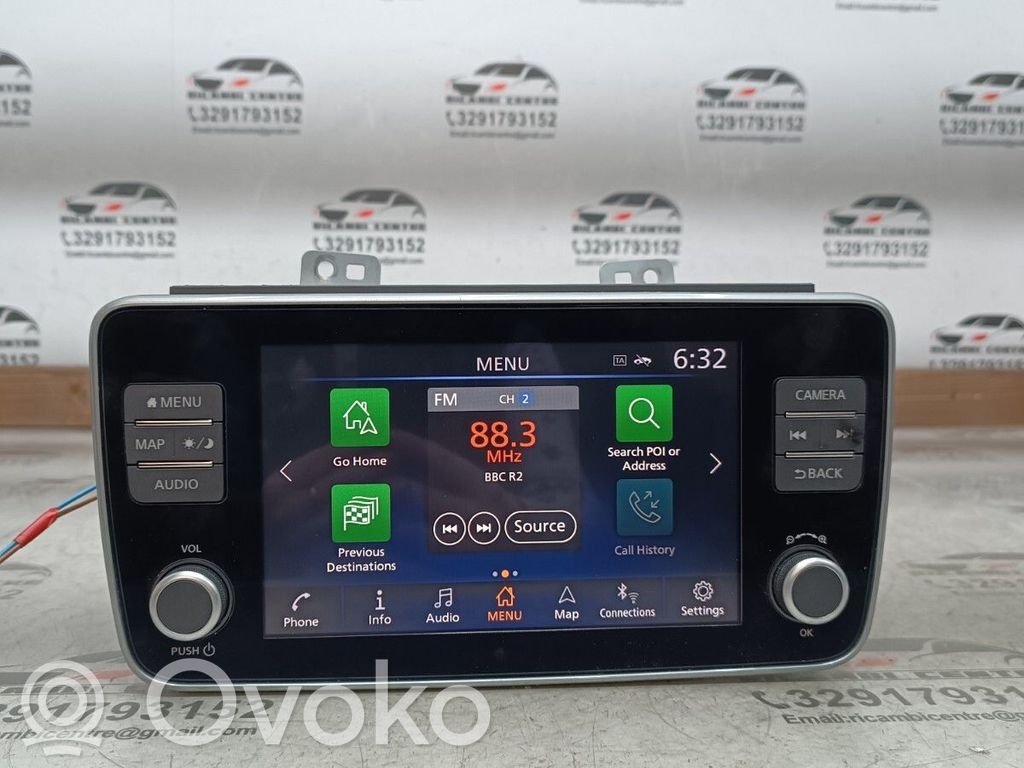 Nissan Leaf II (ZE1) Panel / Radioodtwarzacz CD/DVD/GPS 