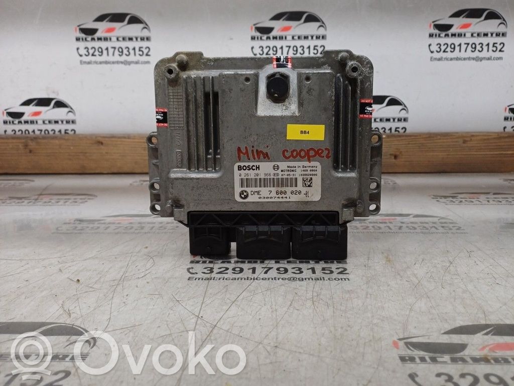 Mini One - Cooper Coupe R56 Engine control unit/module ECU 