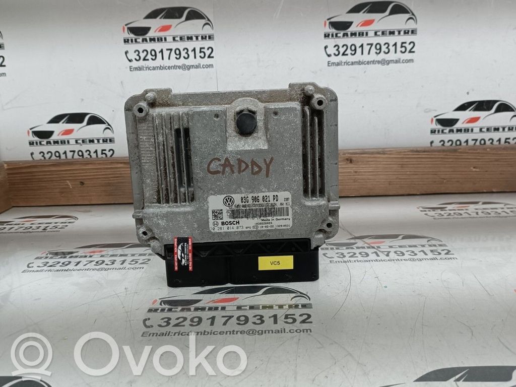 Volkswagen Caddy Unidad de control/módulo ECU del motor 